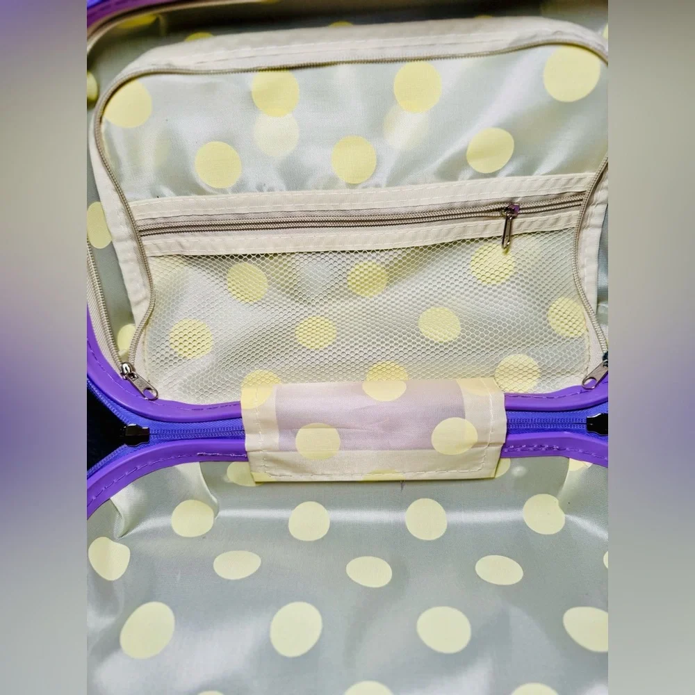 Sanrio Hello Kitty Cosmetic Case - Durable ABS Travel Toolbox, Laptop Bag, Suitc
